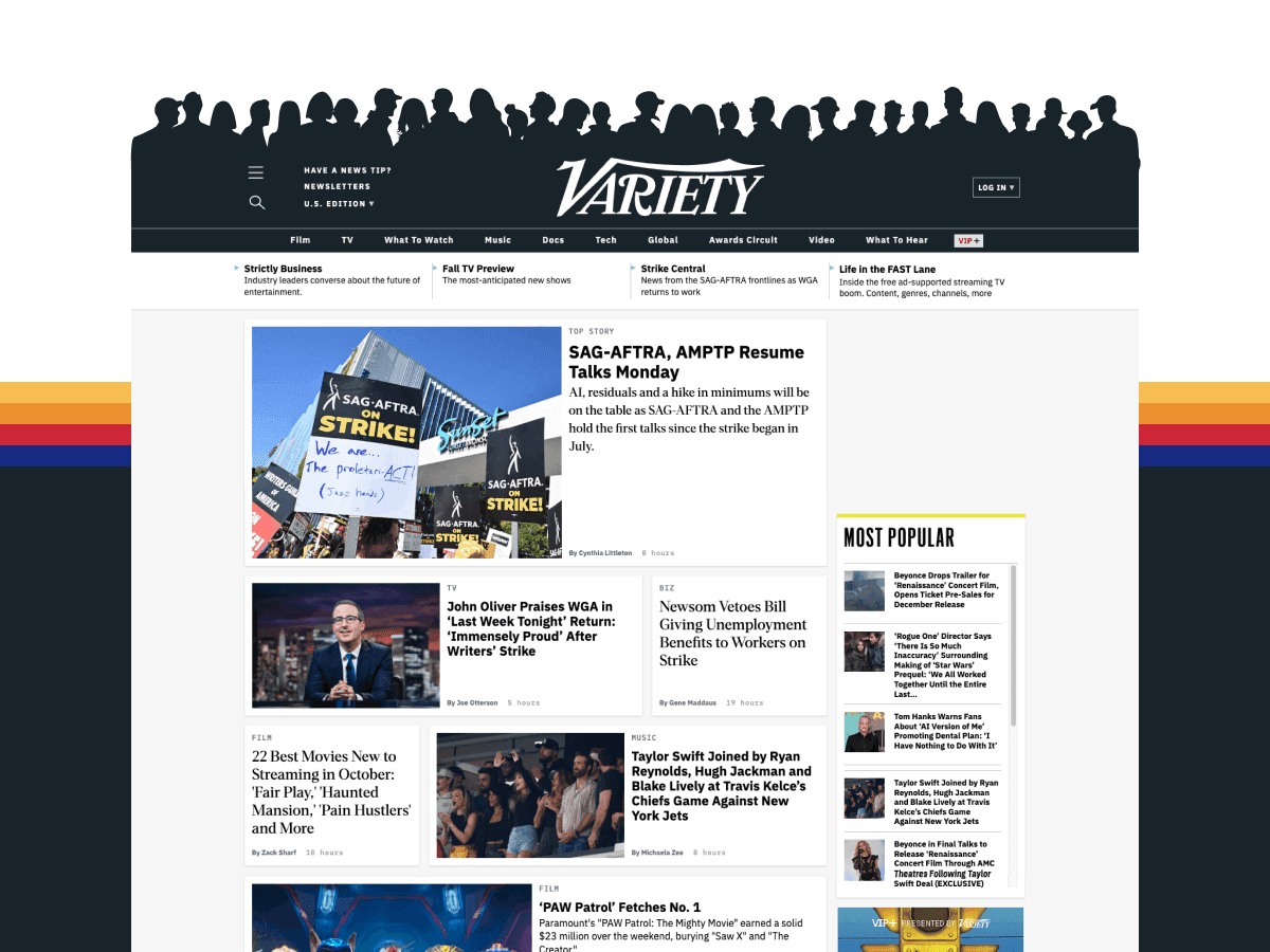 Variety editorial archive example